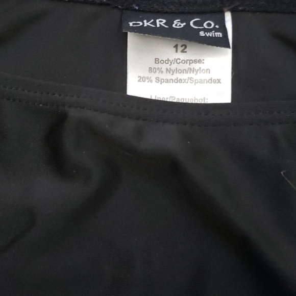 Black Tiki Bikini Size 12 - Picture 5 of 12